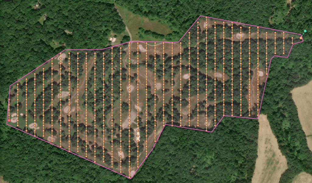 Drone mapping and site capture producing orthomosaic and GIS-ready data for terrain and site analysis