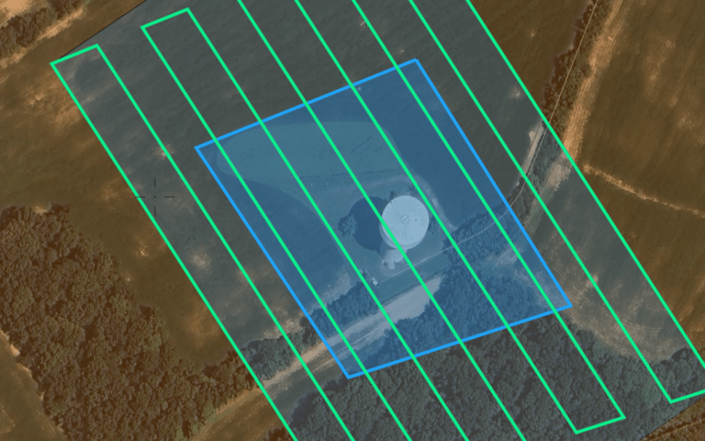 3D Modeling & Digital Twins created from planned drone grid capture for accurate site reconstruction